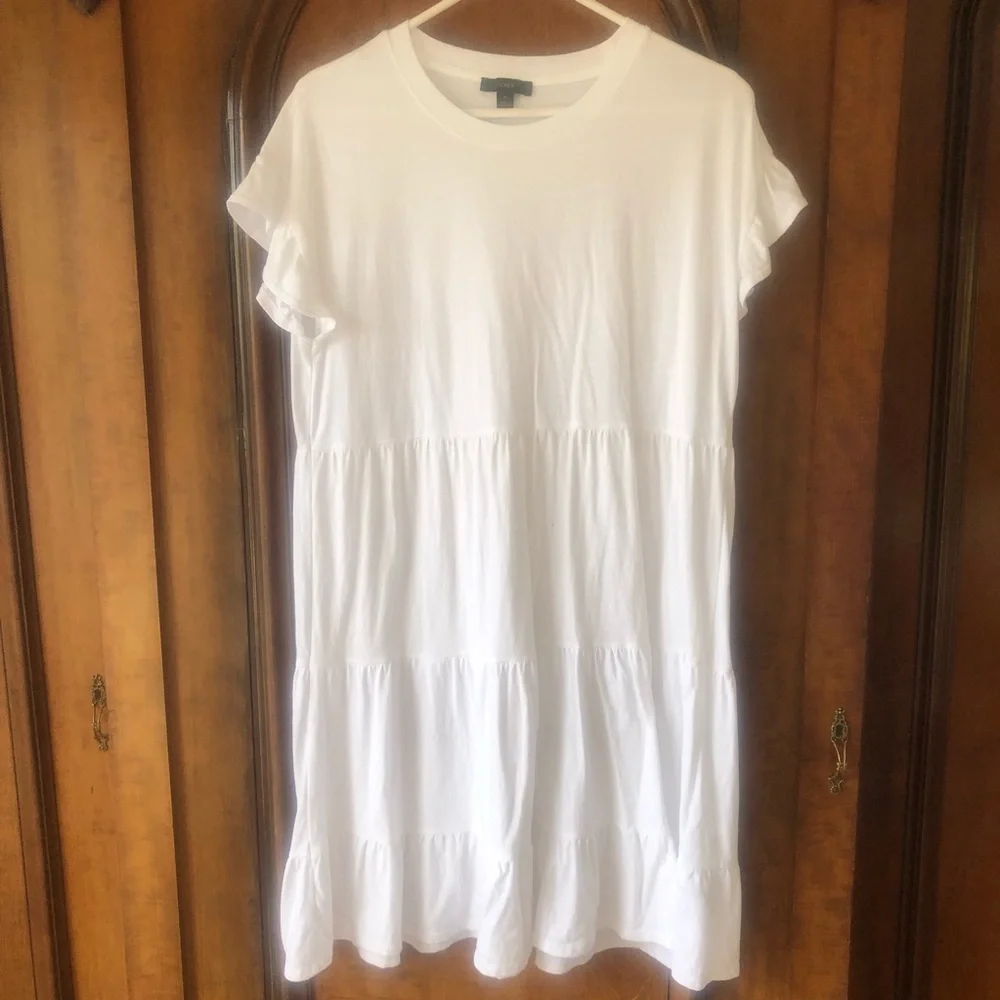 J. Crew White Re-Imagined Dress❗️